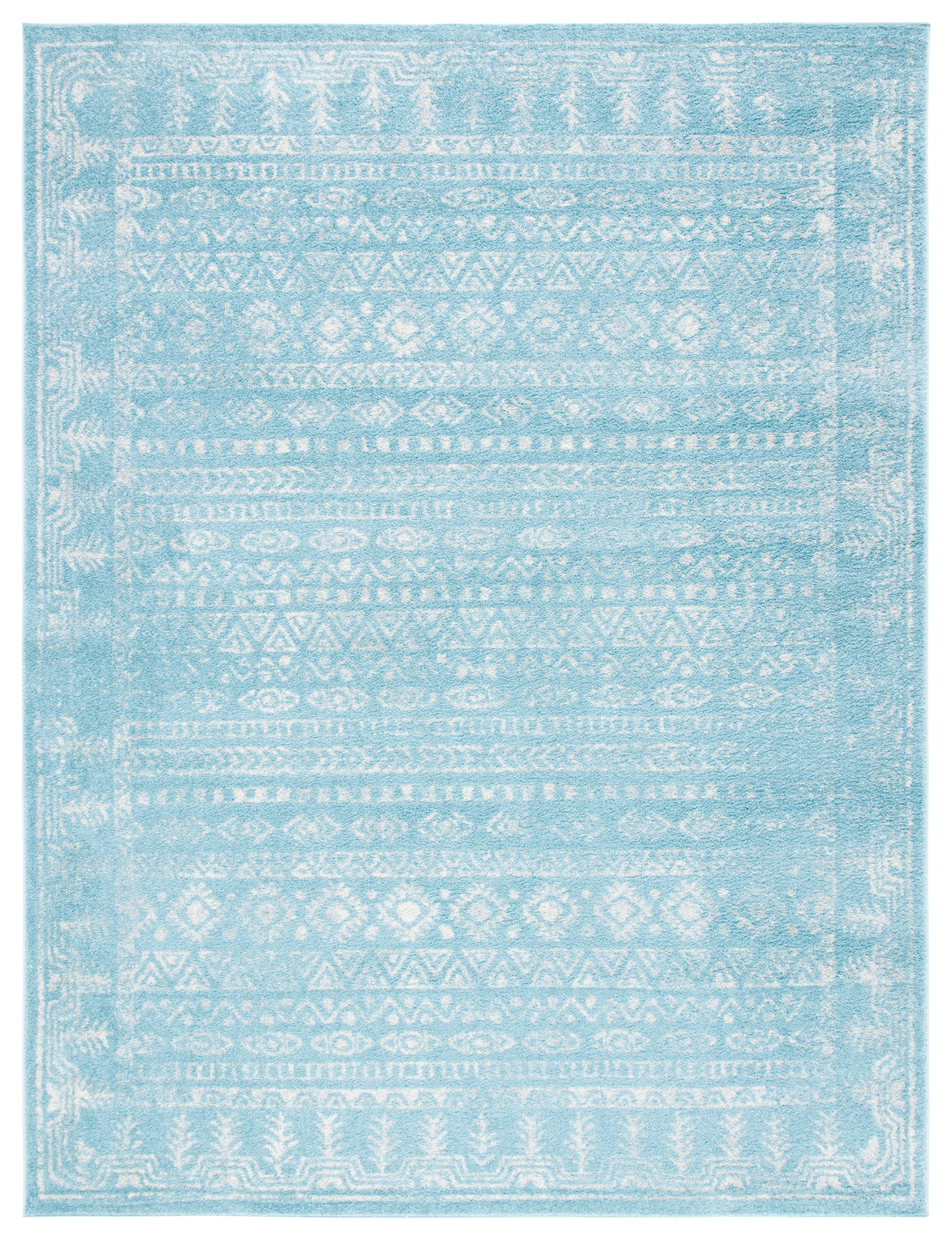 Safavieh Tulum Tul271K Aqua/Ivory Area Rug