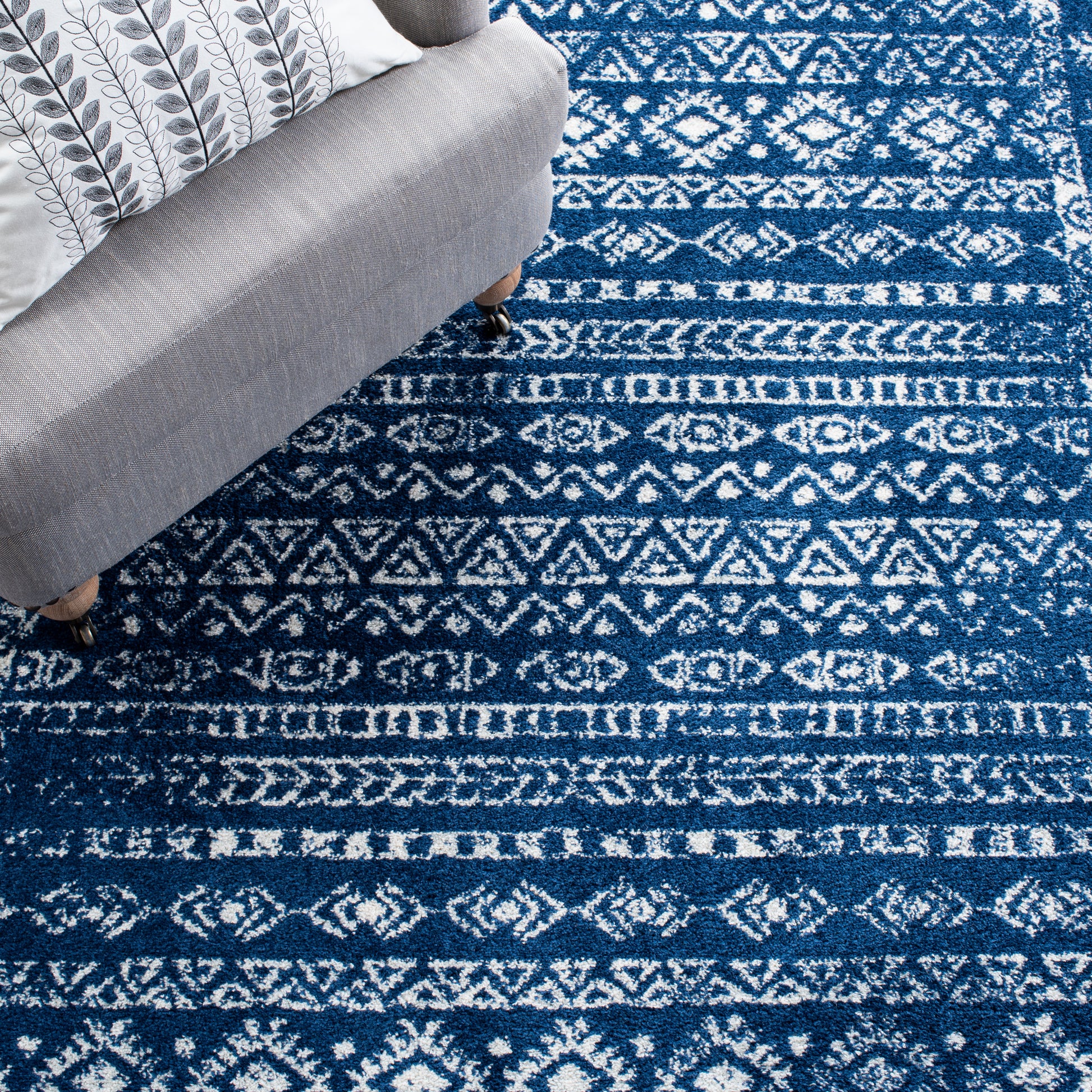 Safavieh Tulum Tul271N Navy/Grey Area Rug