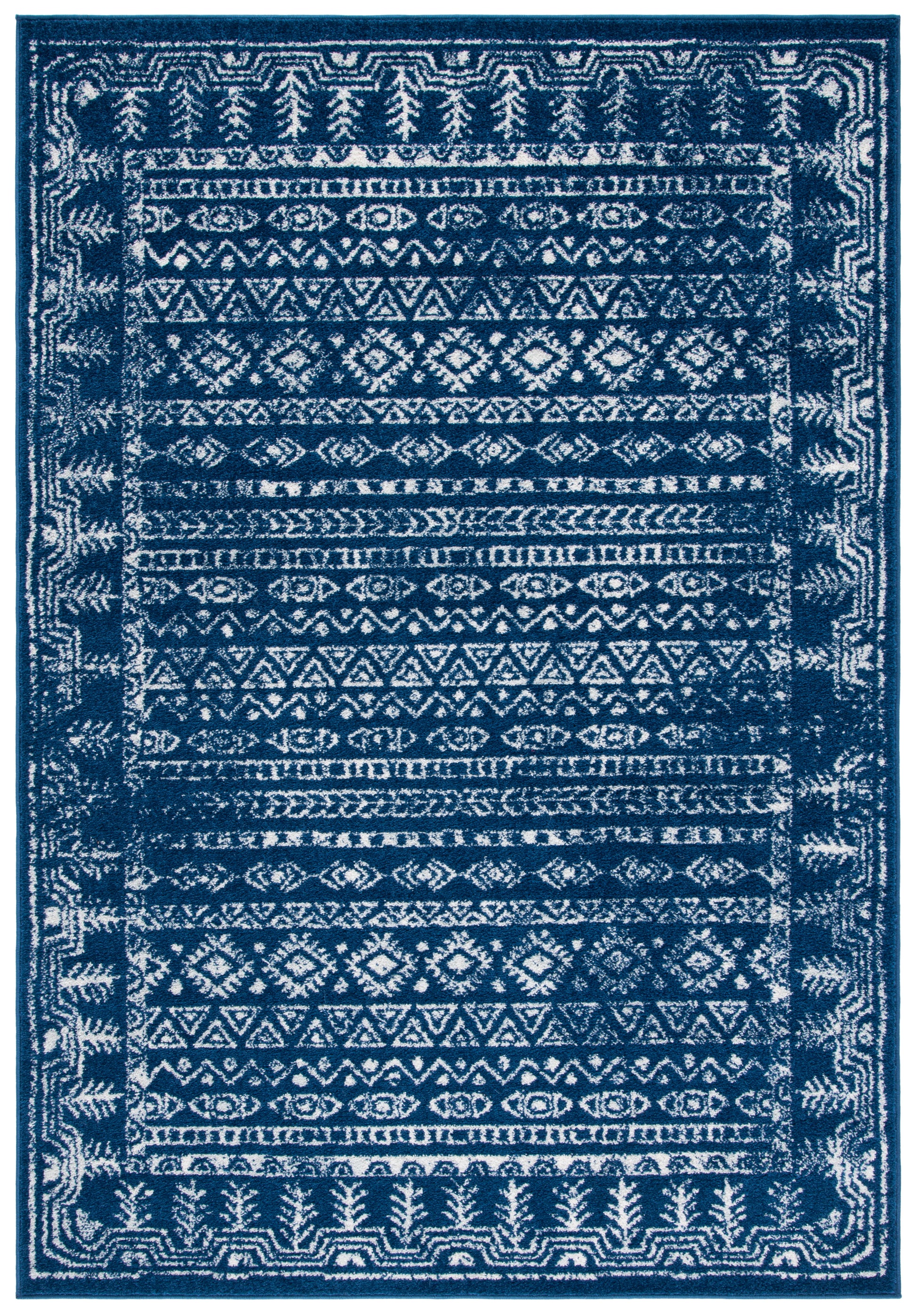 Safavieh Tulum Tul271N Navy/Grey Area Rug