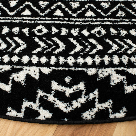 Safavieh Tulum Tul272Z Black/Ivory Rug.