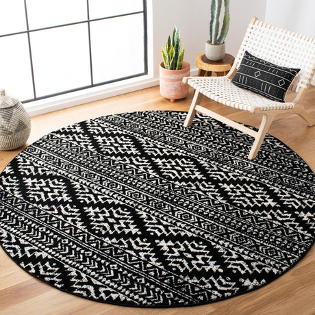 Safavieh Tulum Tul272Z Black/Ivory Rug.