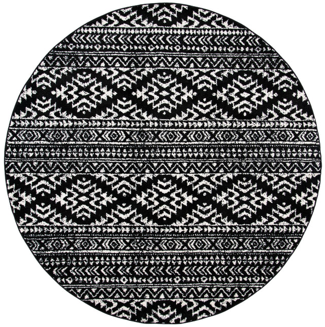 Safavieh Tulum Tul272Z Black/Ivory Rug.