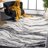 Safavieh Tulum Tul275A Ivory/Black Rug.