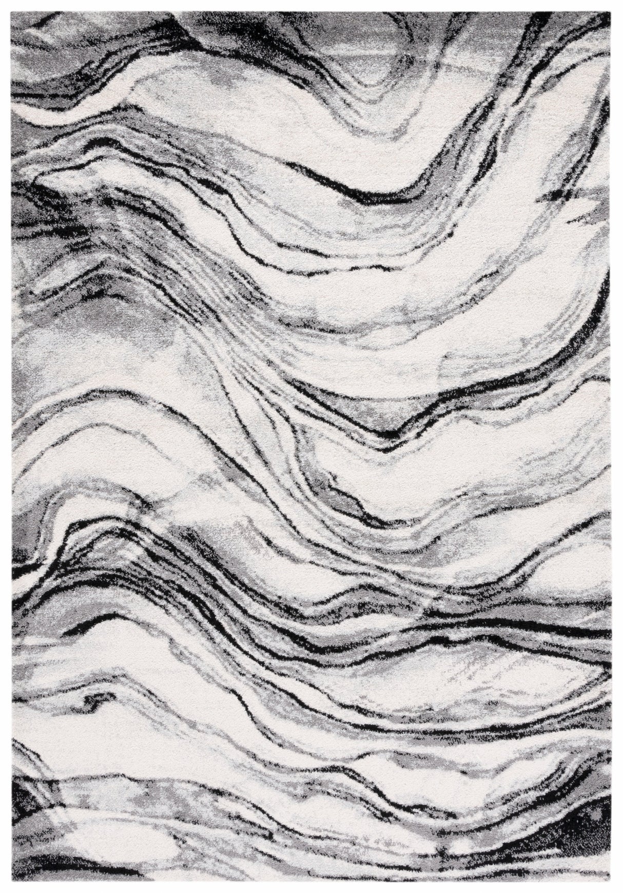Safavieh Tulum Tul275A Ivory/Black Rug.