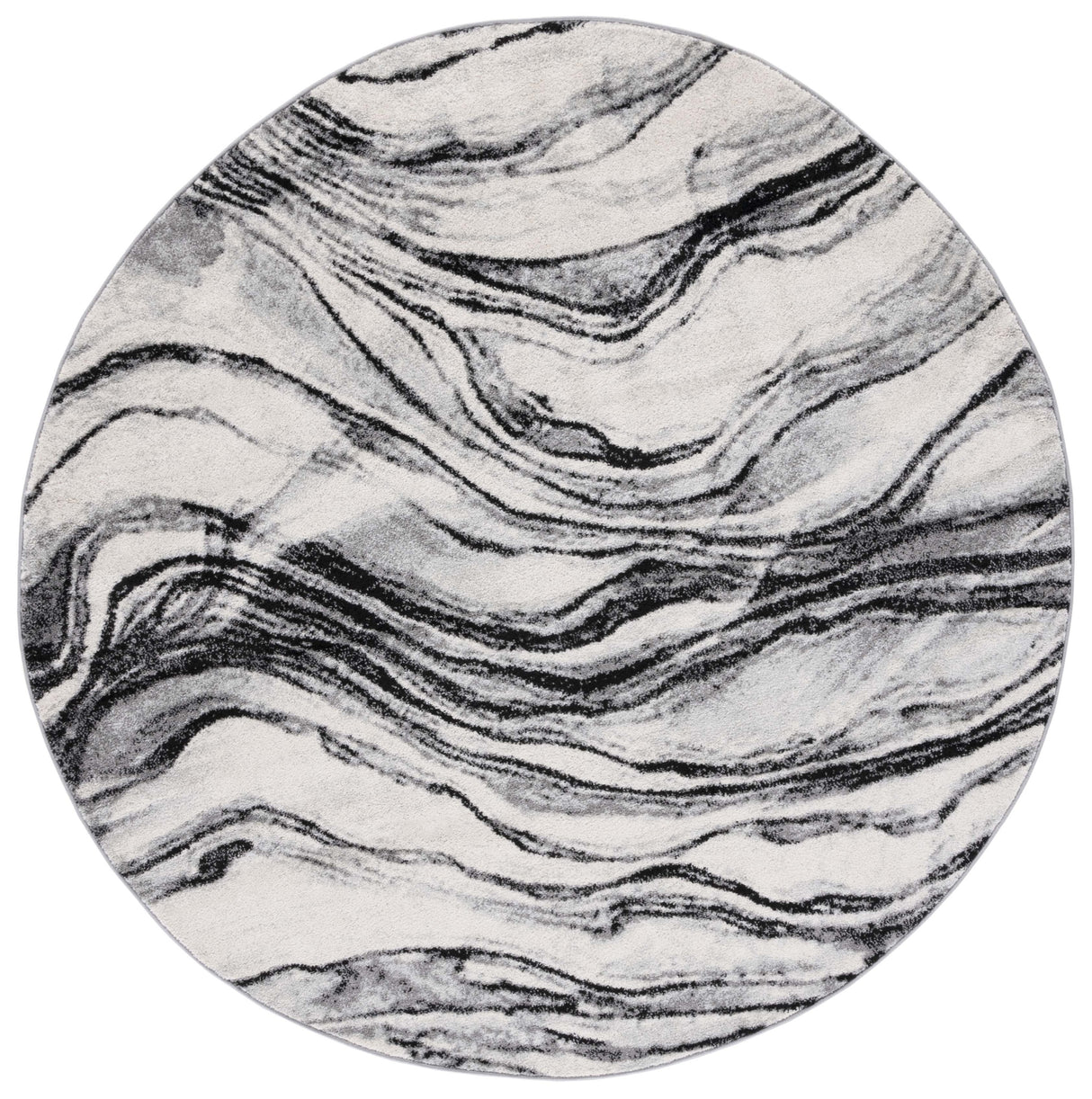 Safavieh Tulum Tul275A Ivory/Black Rug.