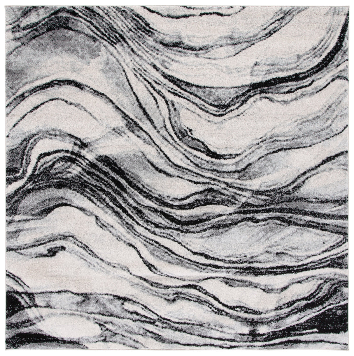 Safavieh Tulum Tul275A Ivory/Black Rug.