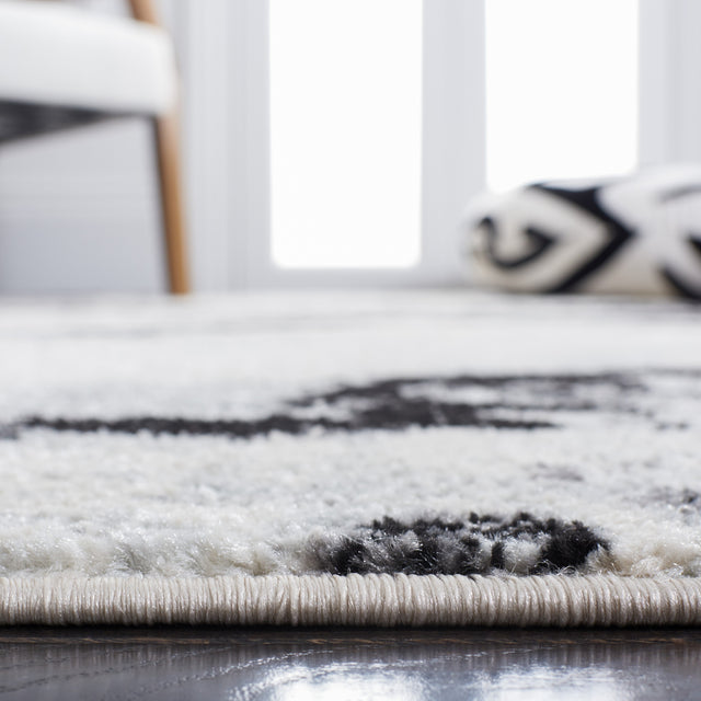 Safavieh Tulum Tul276A Ivory/Black Rug.