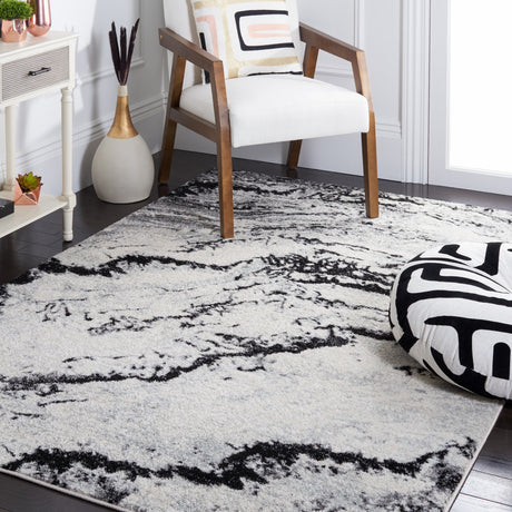 Safavieh Tulum Tul276A Ivory/Black Rug.