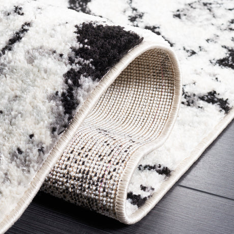 Safavieh Tulum Tul277A Ivory/Black Rug.