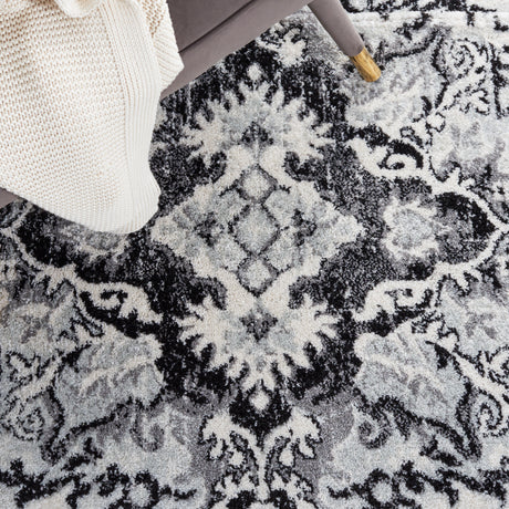 Safavieh Tulum Tul278A Ivory/Black Rug.
