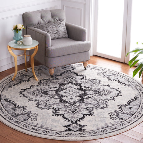 Safavieh Tulum Tul278A Ivory/Black Rug.