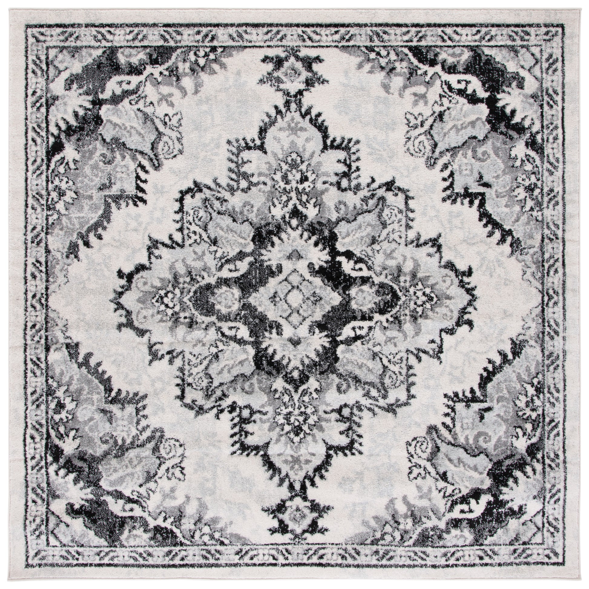 Safavieh Tulum Tul278A Ivory/Black Area Rug