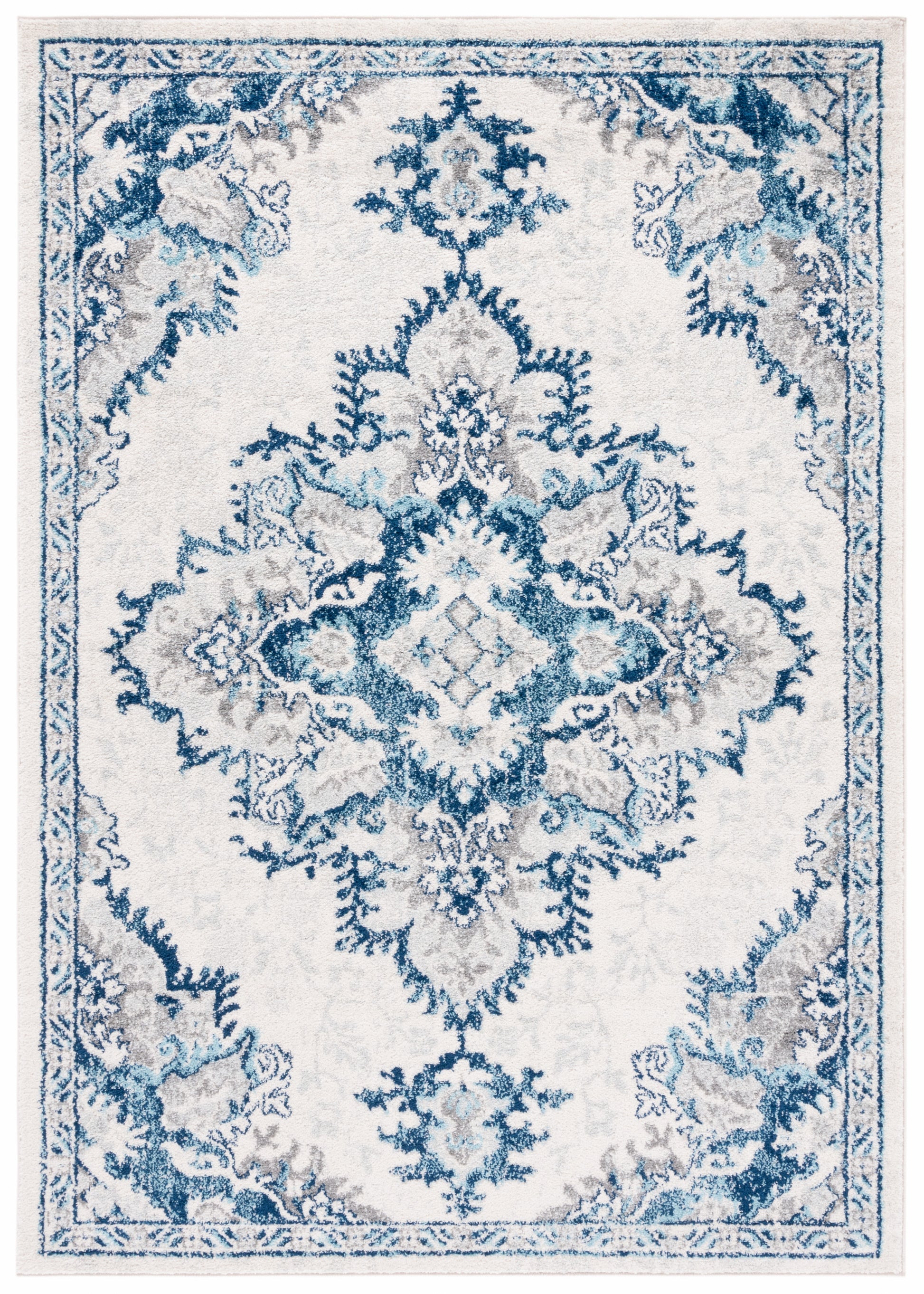 Safavieh Tulum Tul278B Ivory/Blue Area Rug