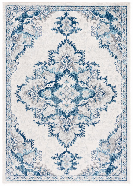 Safavieh Tulum Tul278B Ivory/Blue Rug.