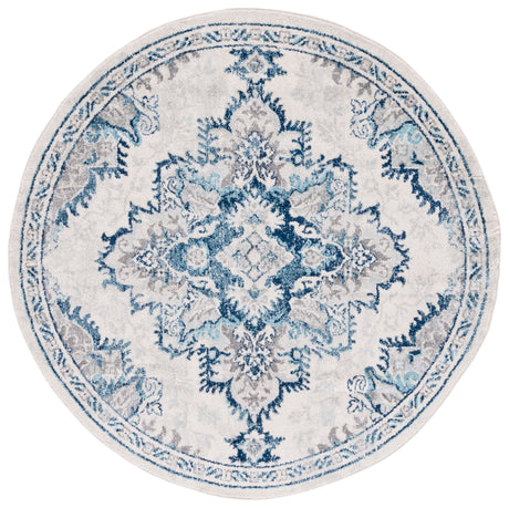 Safavieh Tulum Tul278B Ivory/Blue Rug.