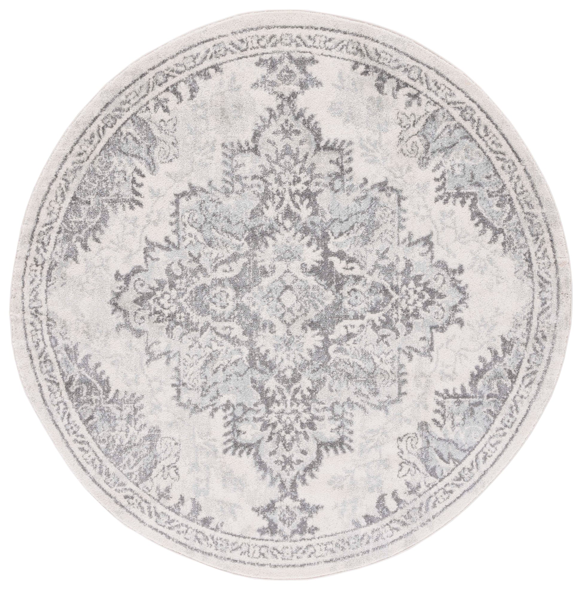 Safavieh Tulum Tul278C Ivory/Grey Area Rug