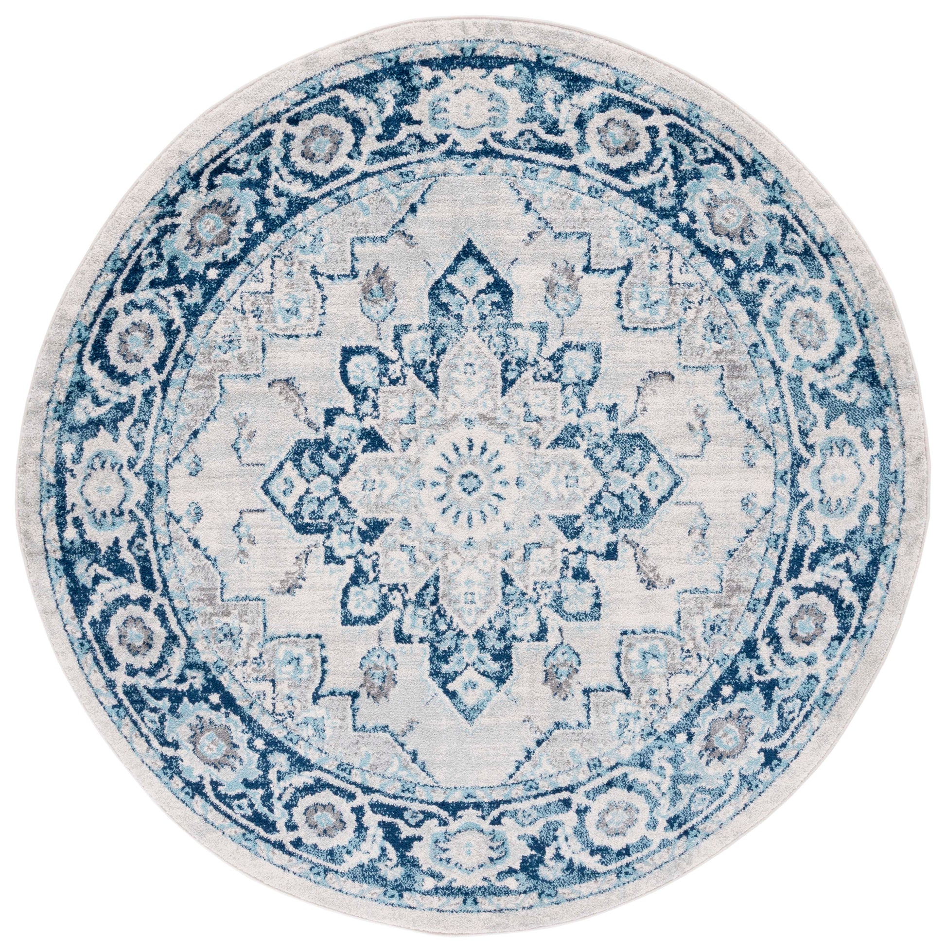 Safavieh Tulum Tul279B Ivory/Blue Area Rug