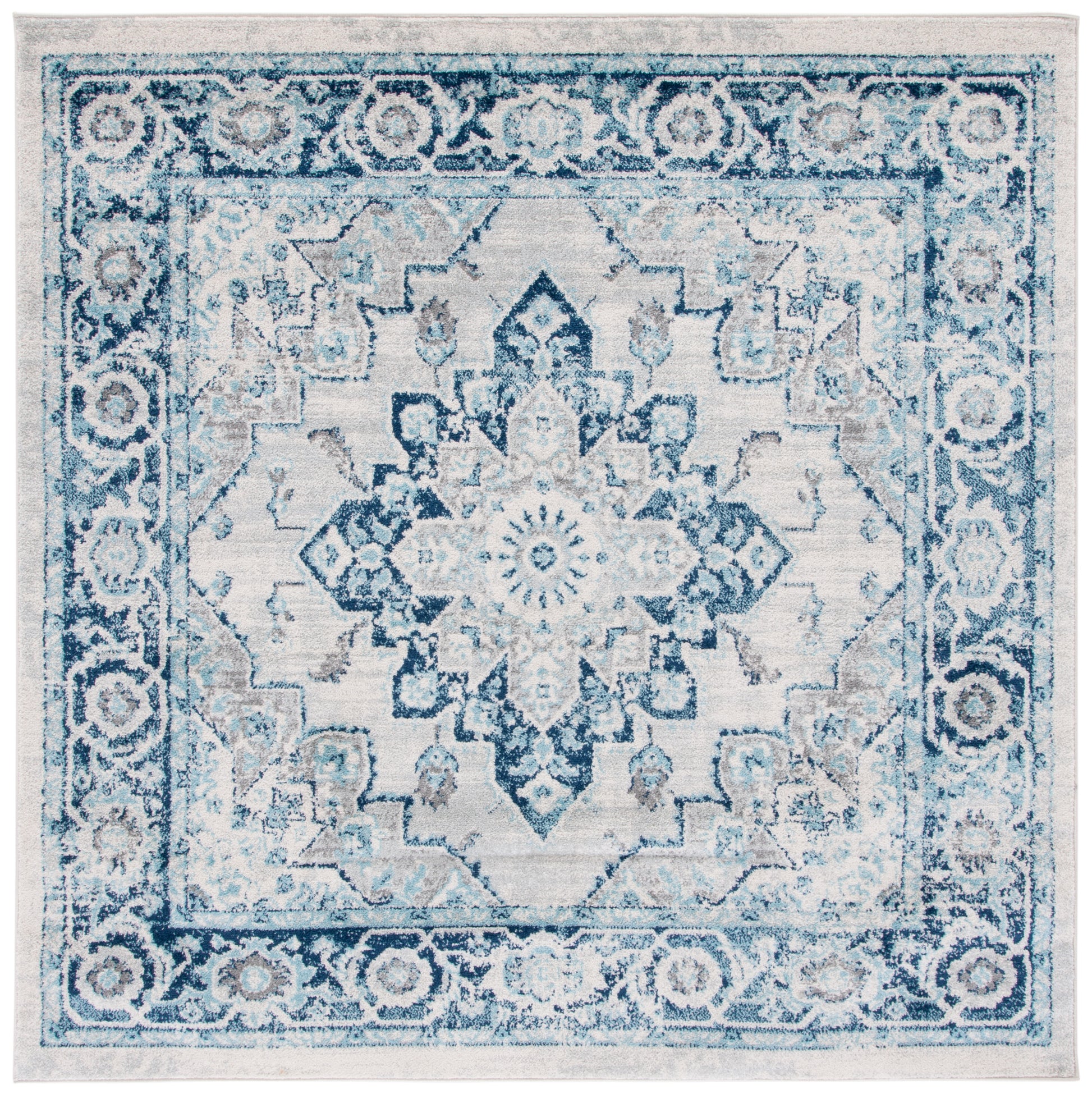 Safavieh Tulum Tul279B Ivory/Blue Area Rug