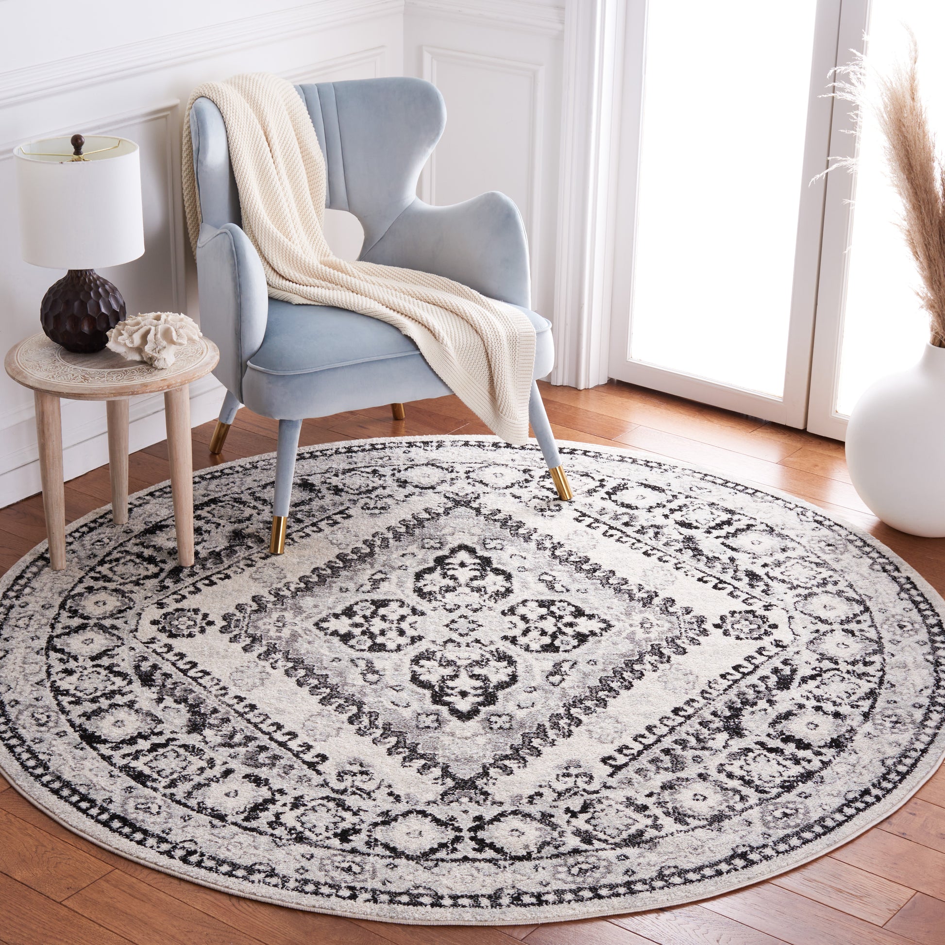 Safavieh Tulum Tul280A Ivory/Black Area Rug