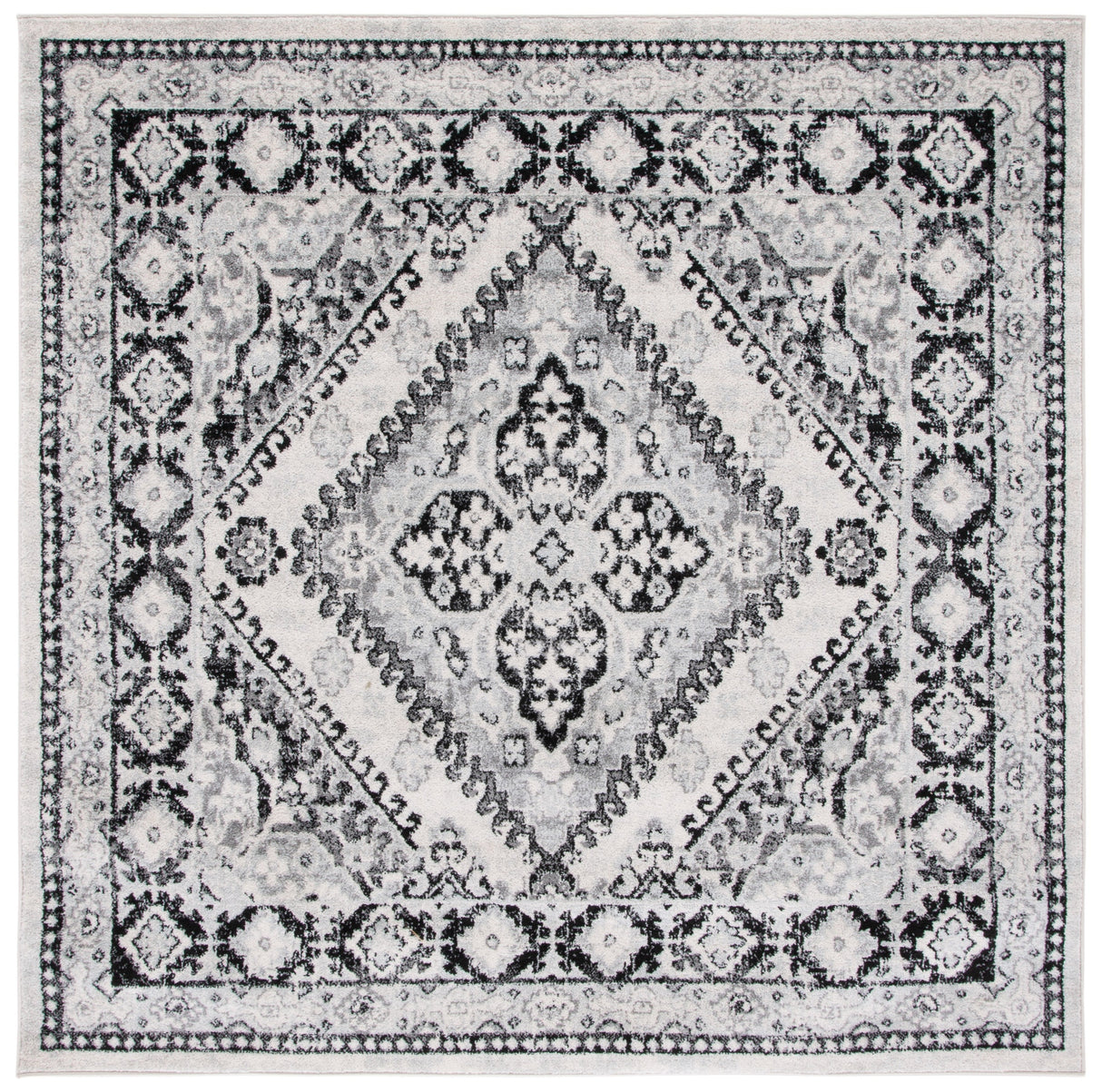 Safavieh Tulum Tul280A Ivory/Black Rug.