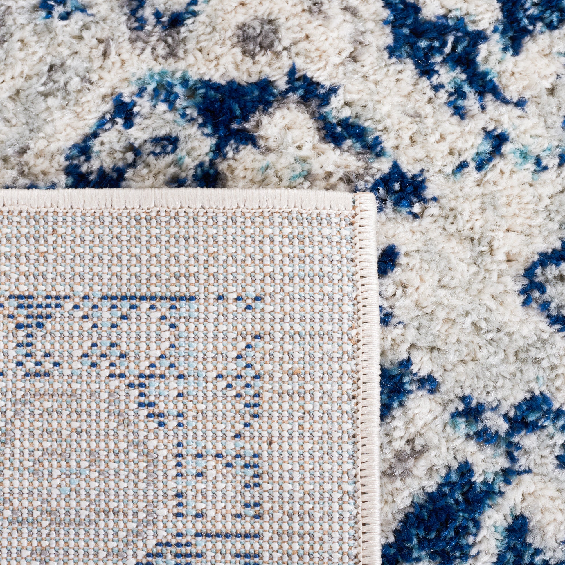 Safavieh Tulum Tul280B Ivory/Blue Area Rug