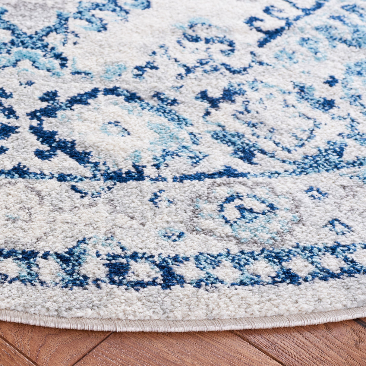 Safavieh Tulum Tul280B Ivory/Blue Rug.