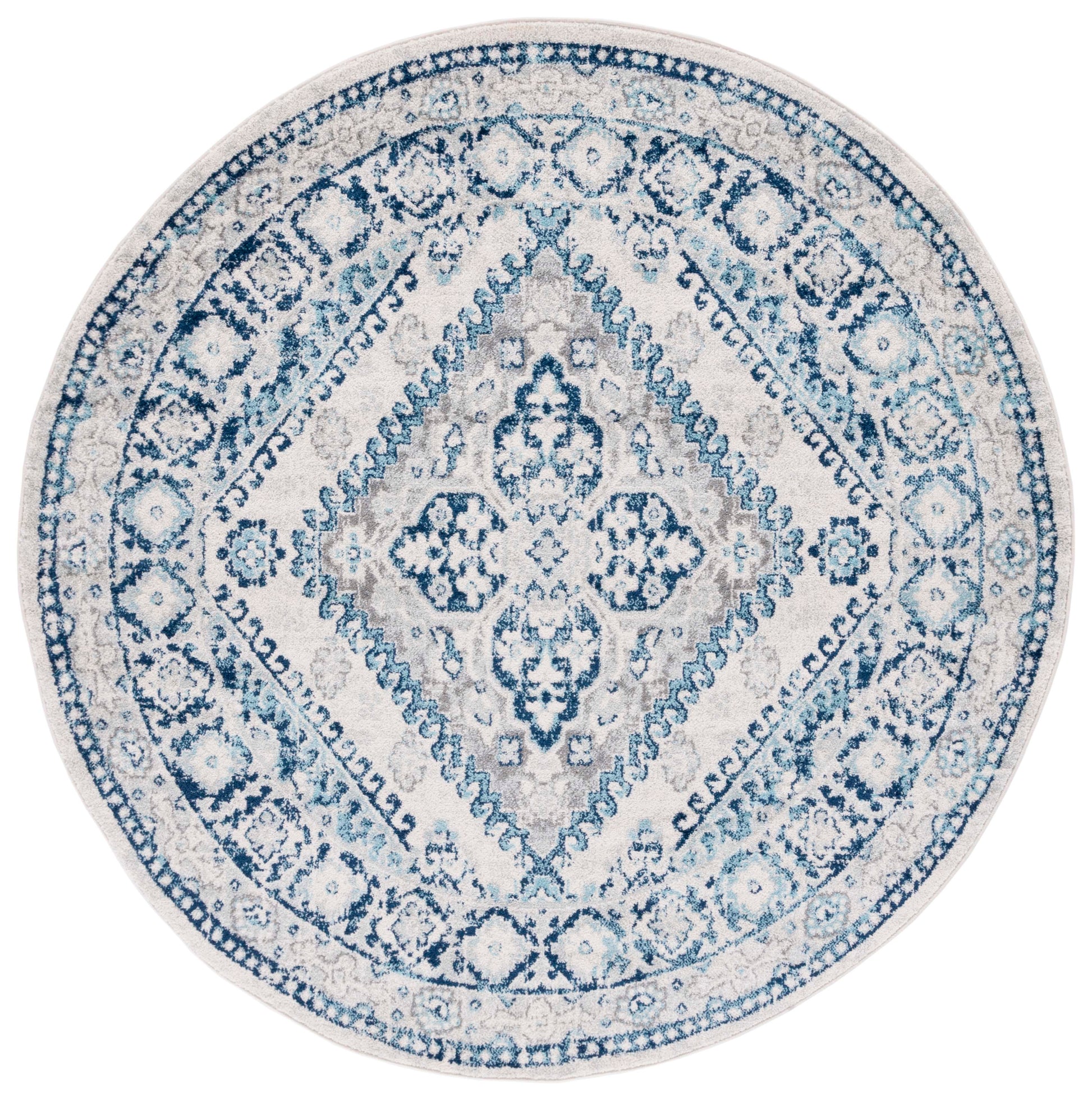 Safavieh Tulum Tul280B Ivory/Blue Area Rug