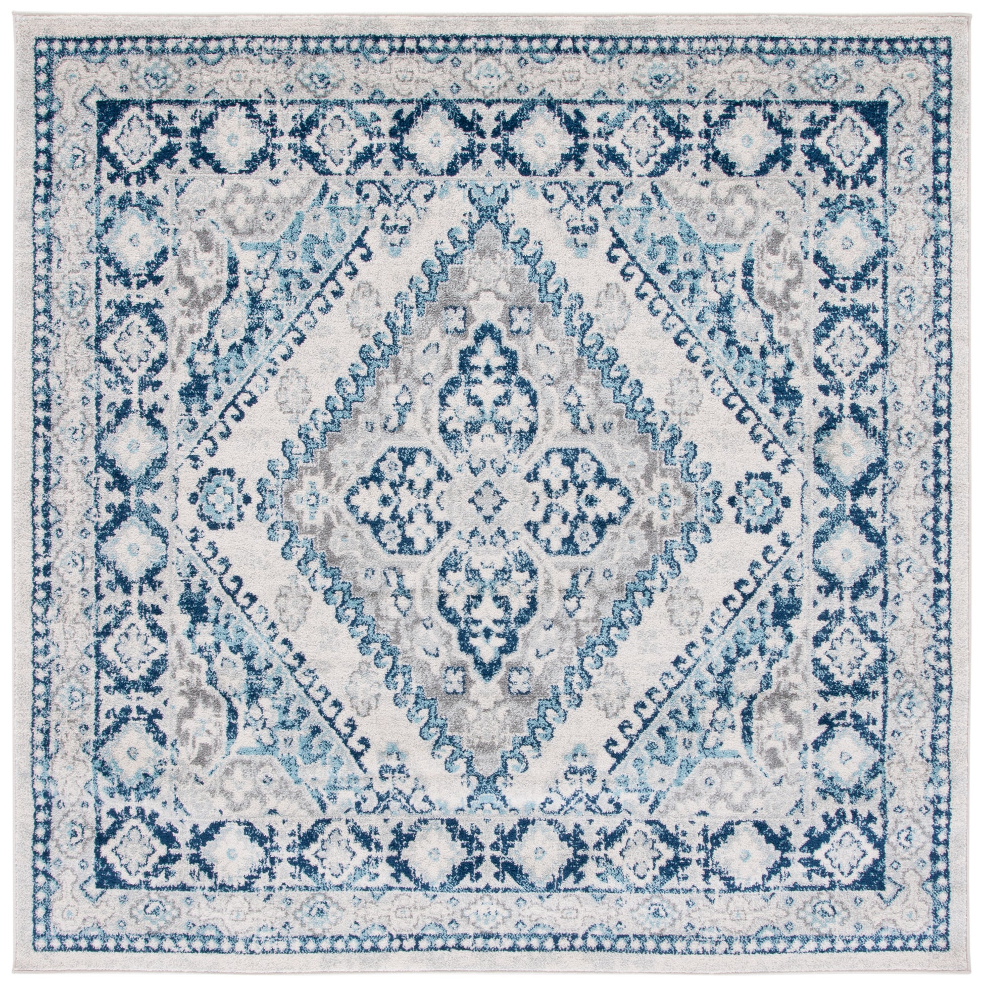 Safavieh Tulum Tul280B Ivory/Blue Area Rug