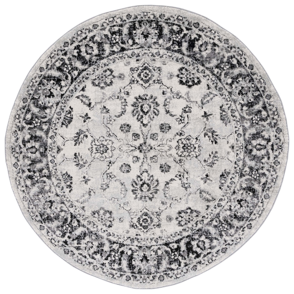 Safavieh Tulum Tul281A Ivory/Black Rug.