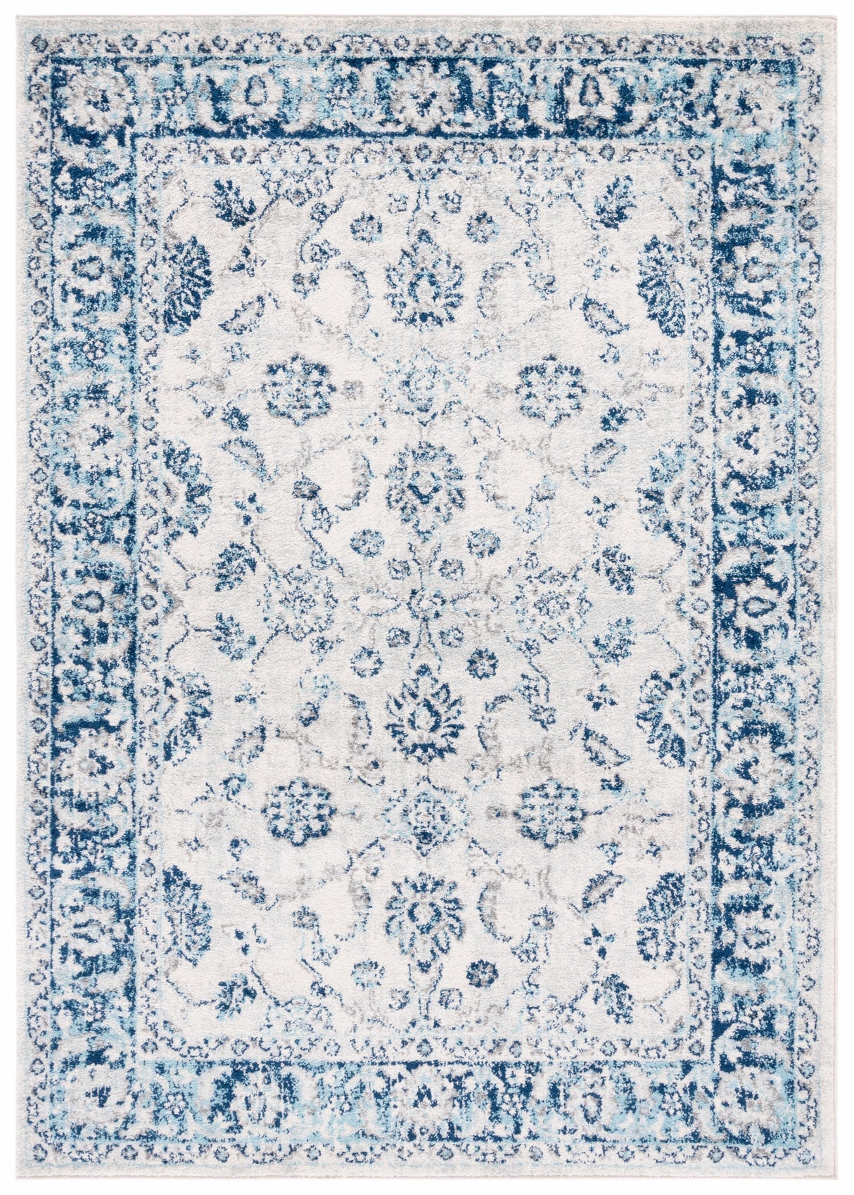 Safavieh Tulum Tul281B Ivory/Blue Rug.
