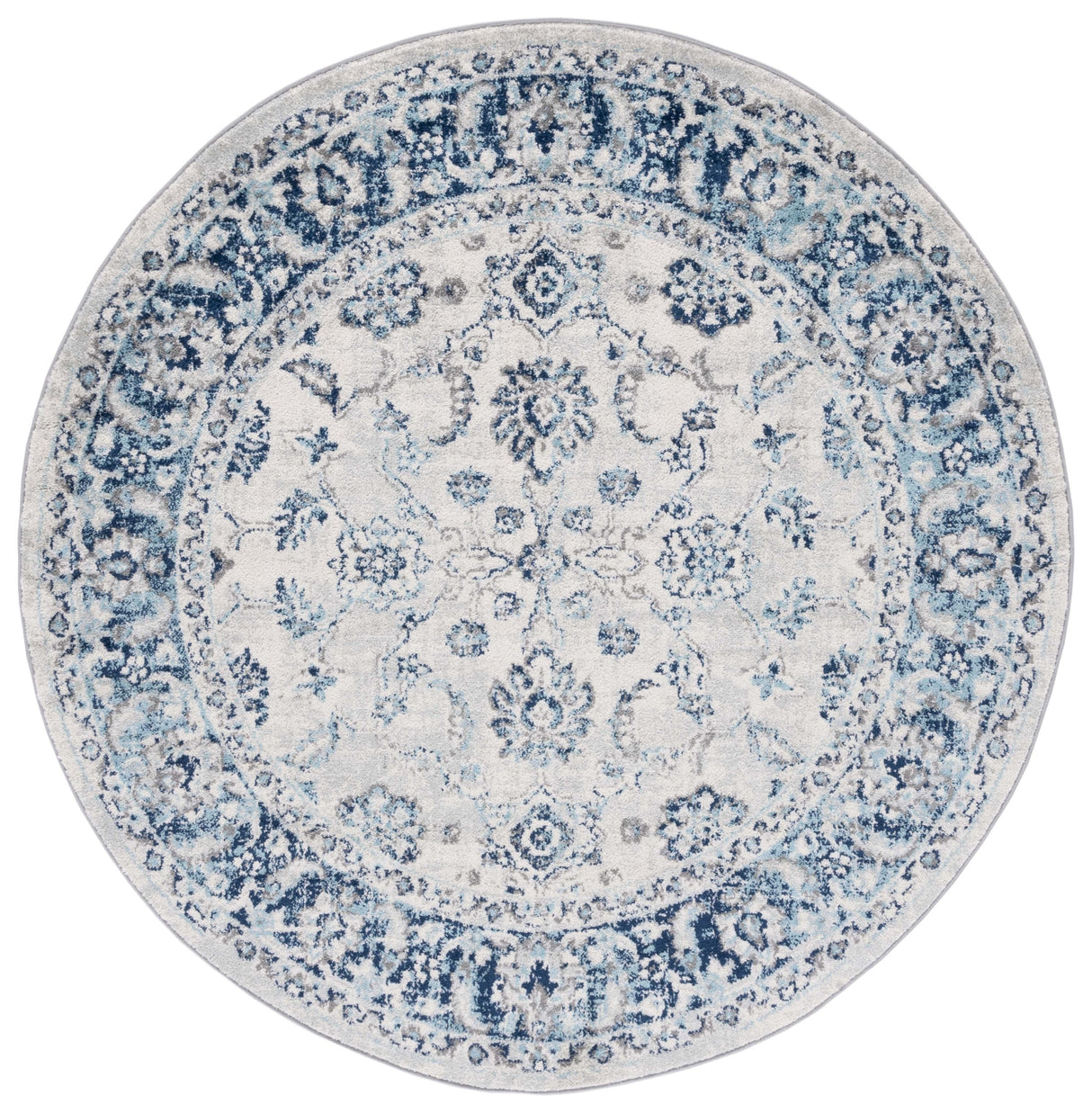 Safavieh Tulum Tul281B Ivory/Blue Rug.