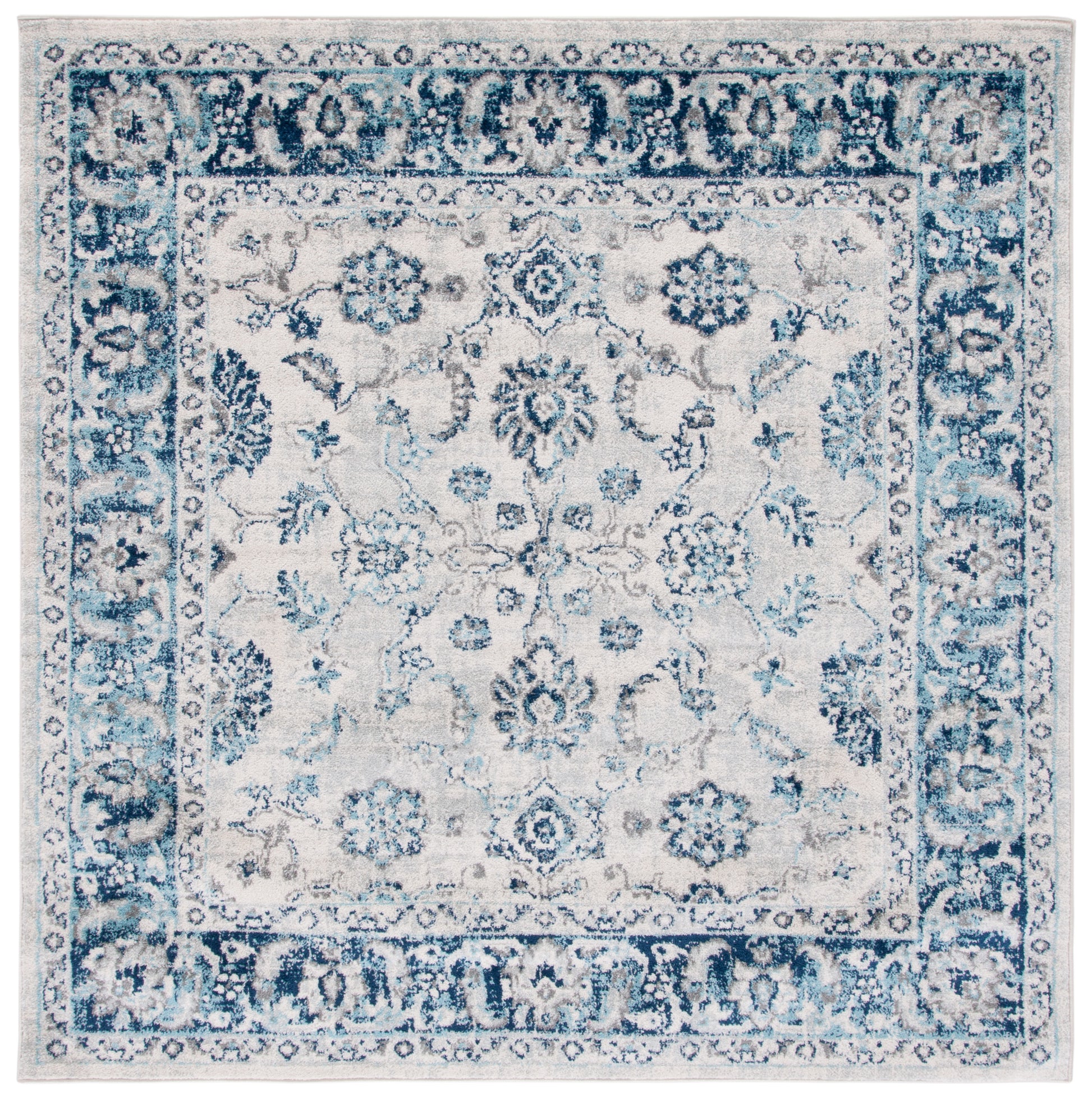 Safavieh Tulum Tul281B Ivory/Blue Area Rug