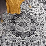 Safavieh Tulum Tul282A Ivory/Black Rug.