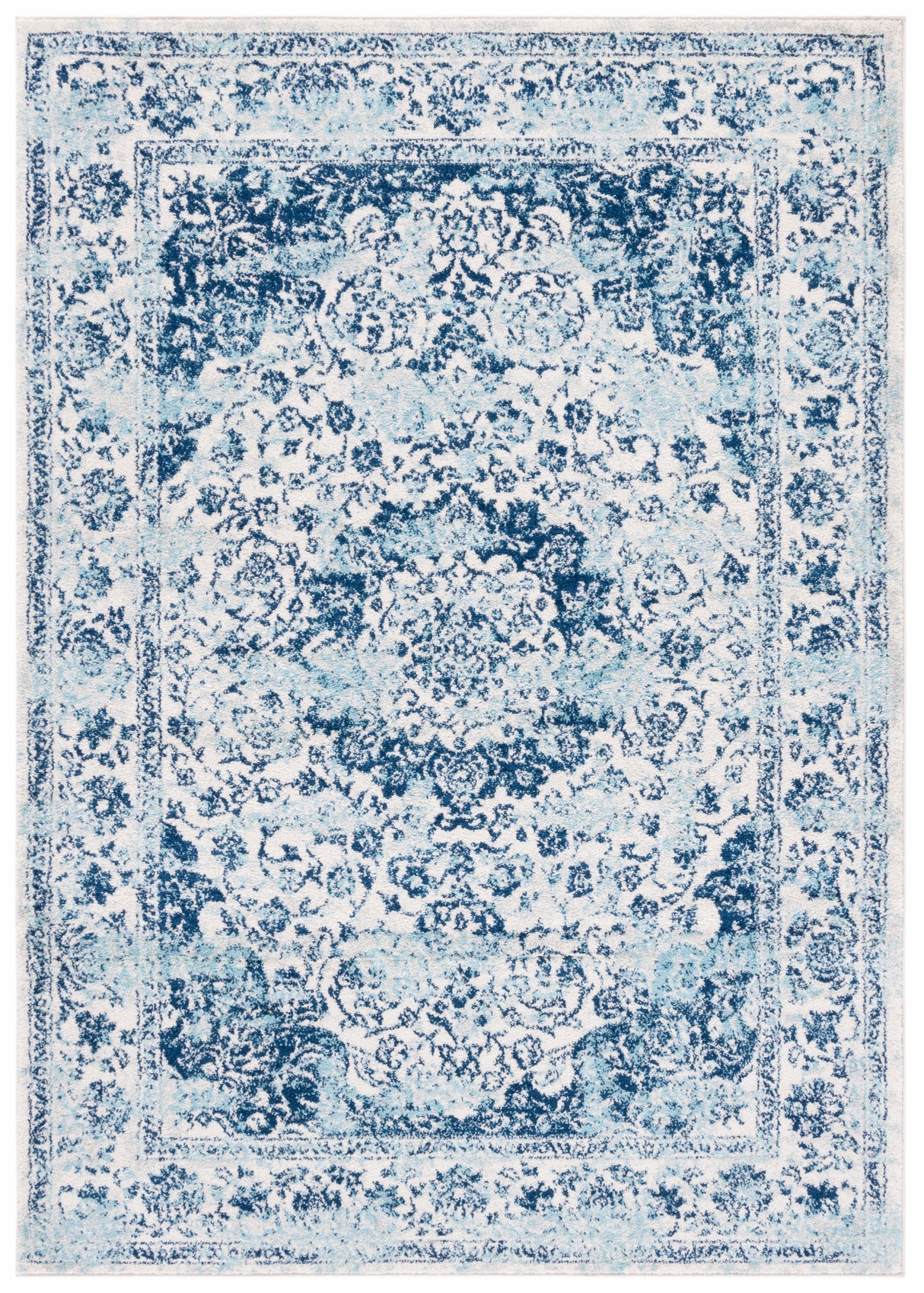 Safavieh Tulum Tul282B Ivory/Blue Rug.