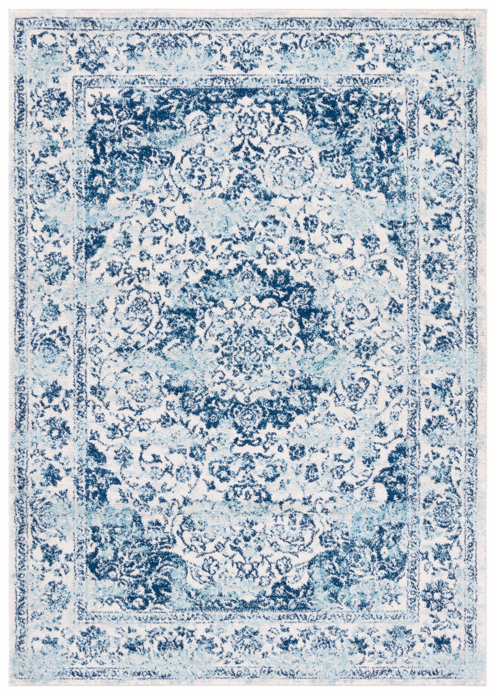 Safavieh Tulum Tul282B Ivory/Blue Area Rug