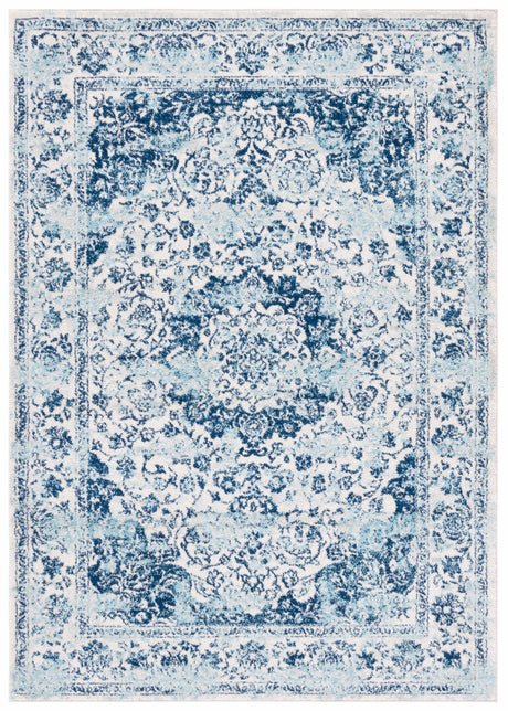 Safavieh Tulum Tul282B Ivory/Blue Rug.