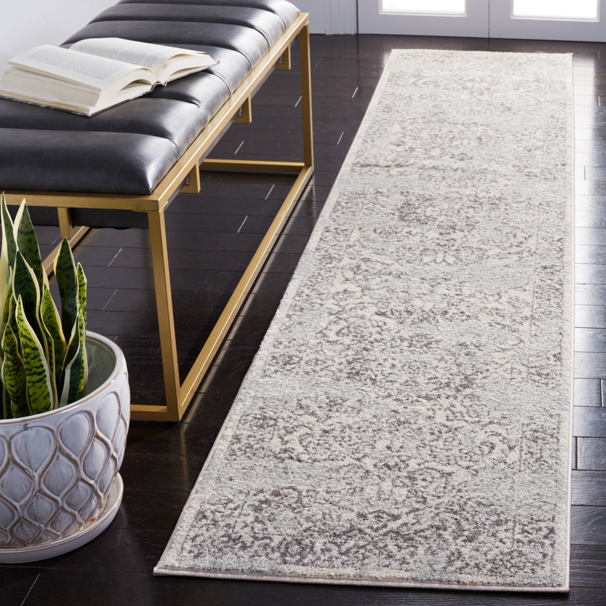 Safavieh Tulum Tul282C Ivory/Grey Area Rug