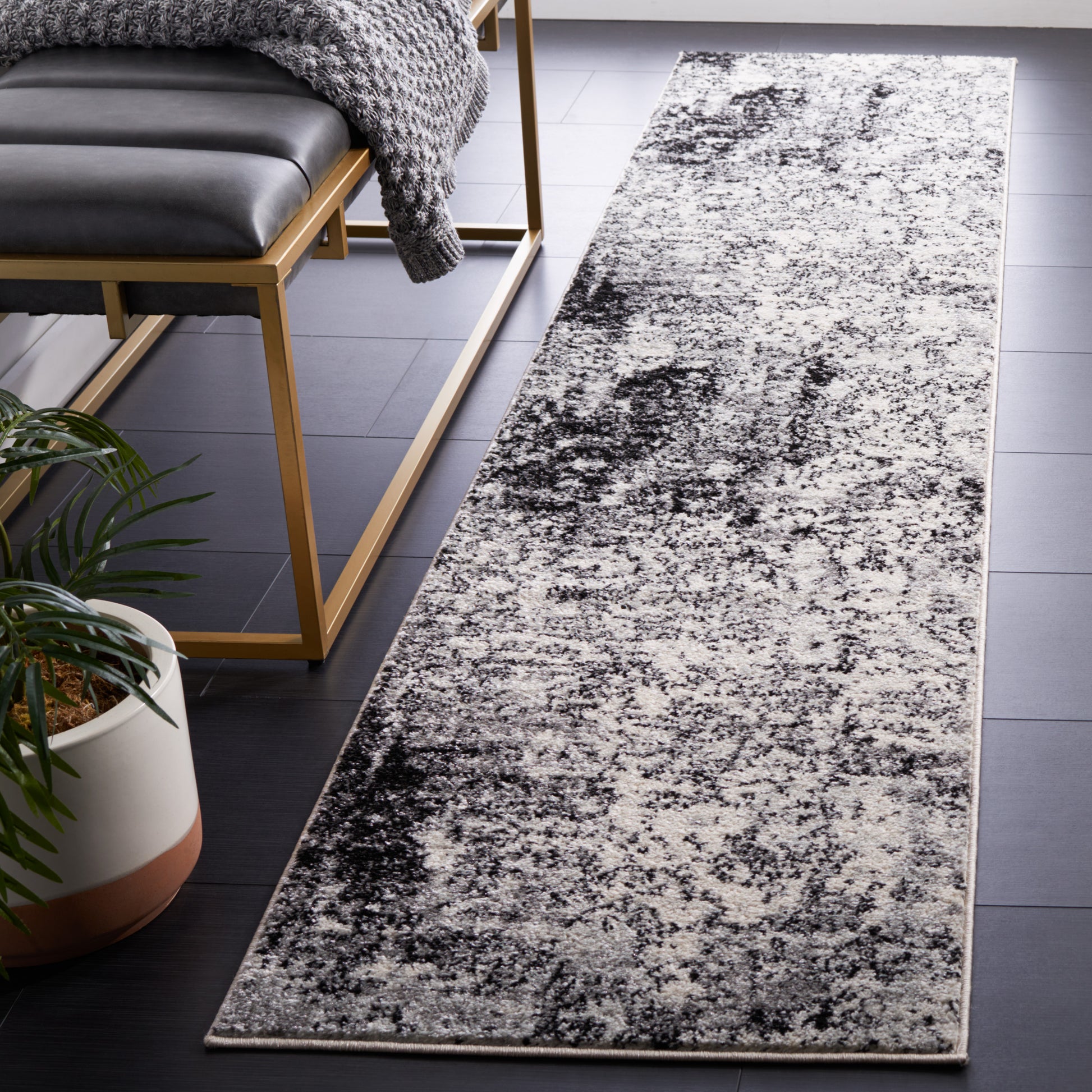 Safavieh Tulum Tul284A Ivory/Black Area Rug