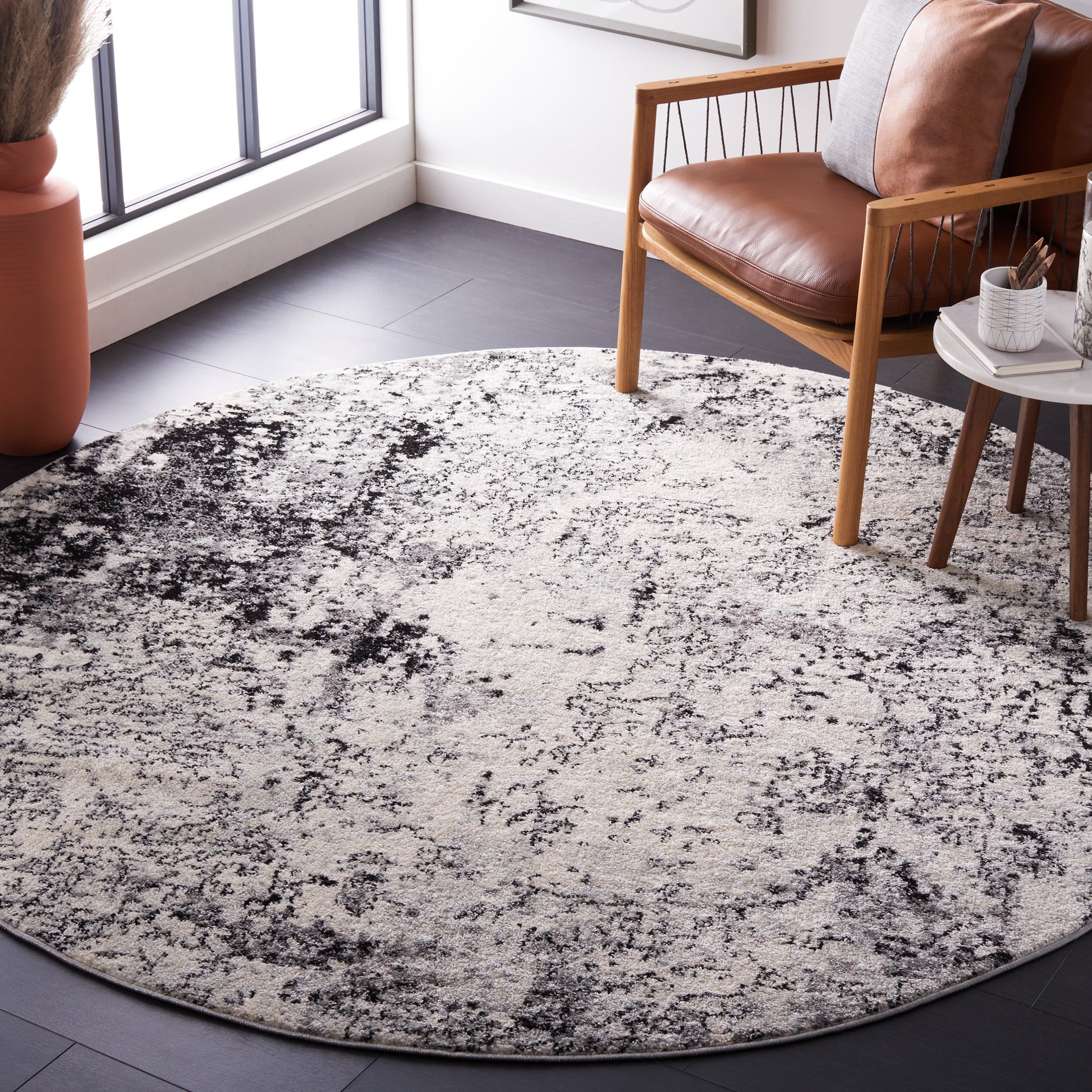 Safavieh Tulum Tul284A Ivory/Black Area Rug