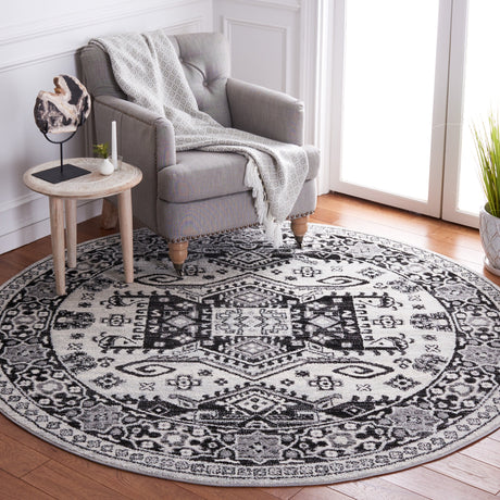 Safavieh Tulum Tul285A Ivory/Black Rug.