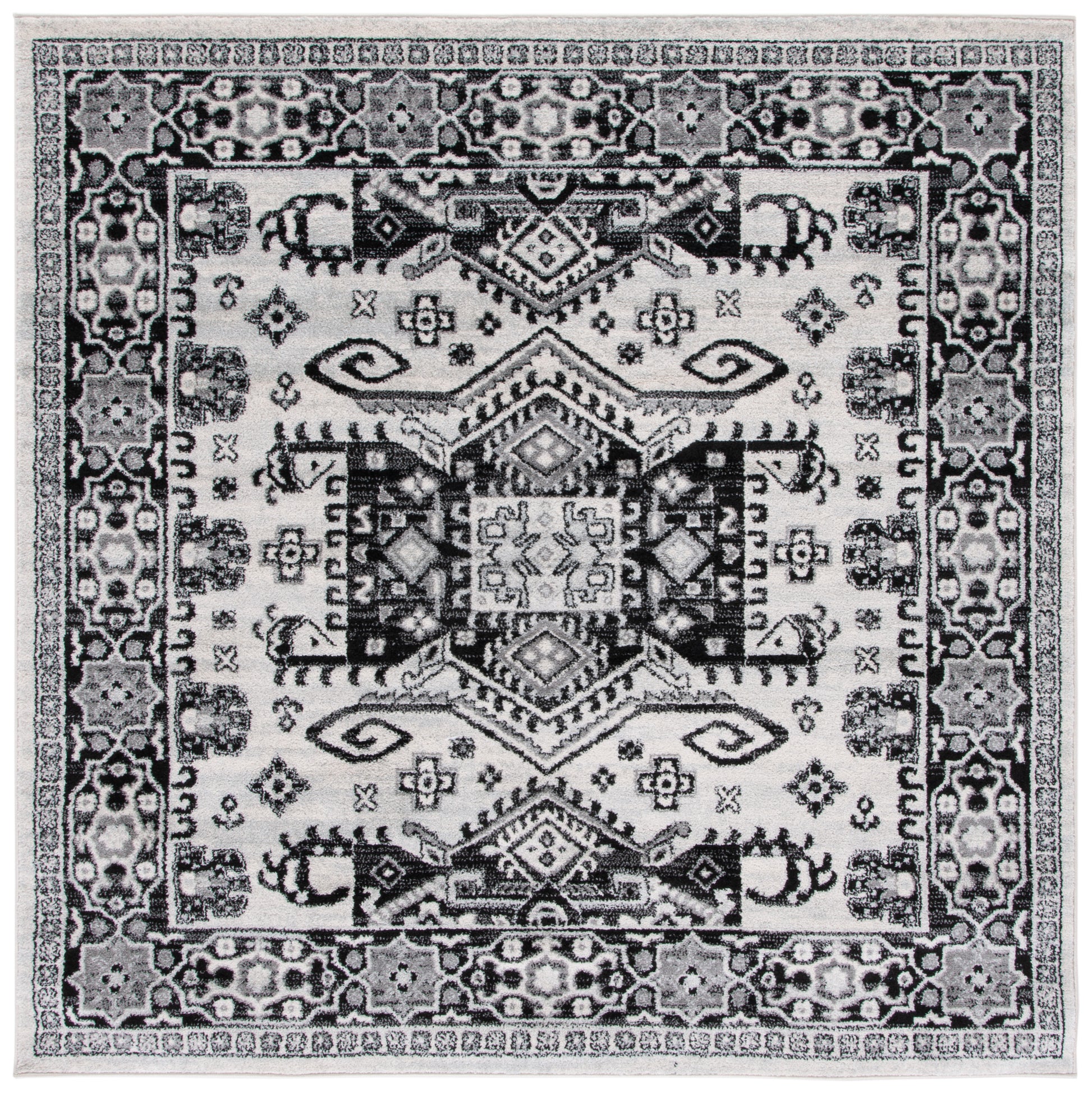 Safavieh Tulum Tul285A Ivory/Black Area Rug