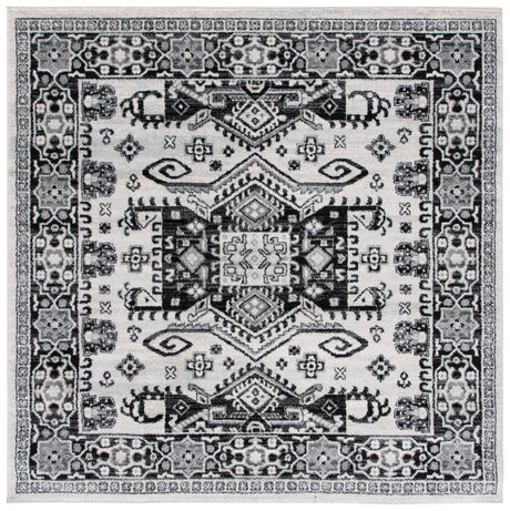Safavieh Tulum Tul285A Ivory/Black Rug.