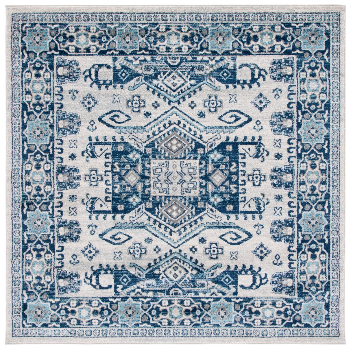 Safavieh Tulum Tul285B Ivory/Blue Rug.
