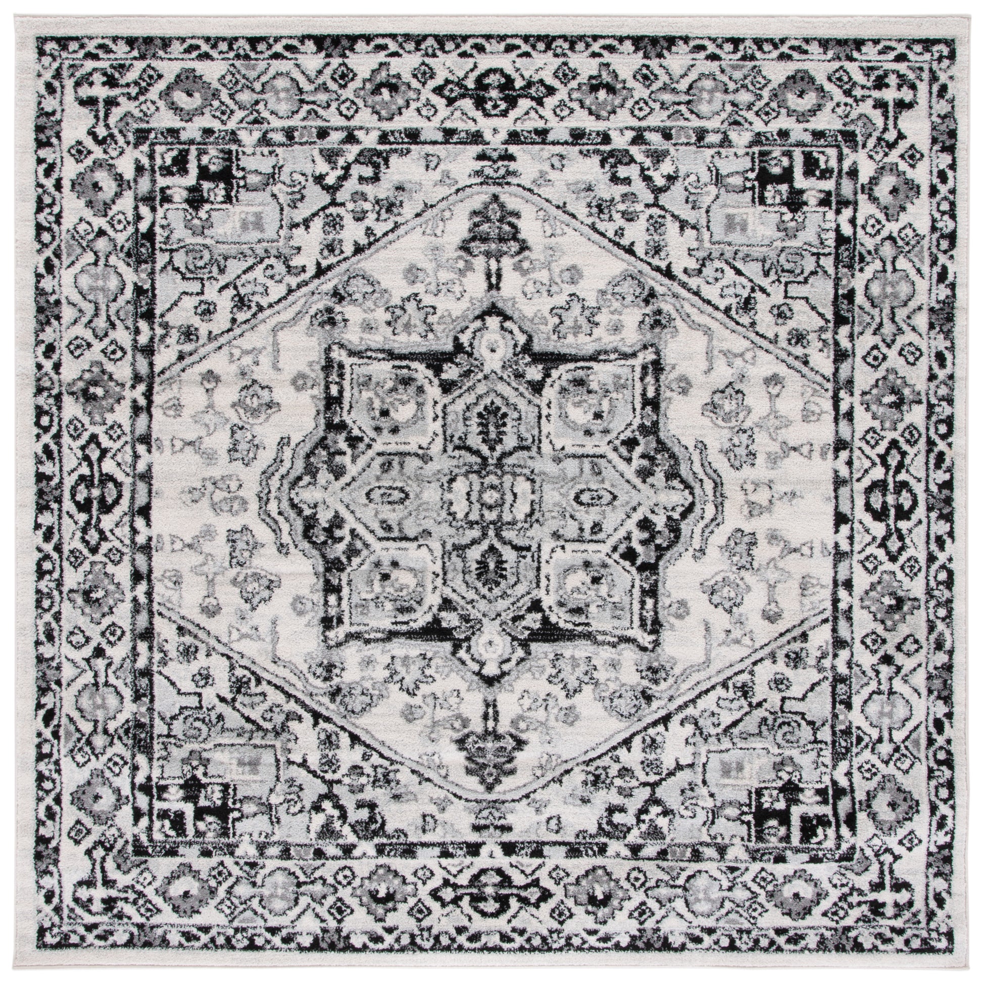 Safavieh Tulum Tul286A Ivory/Black Area Rug