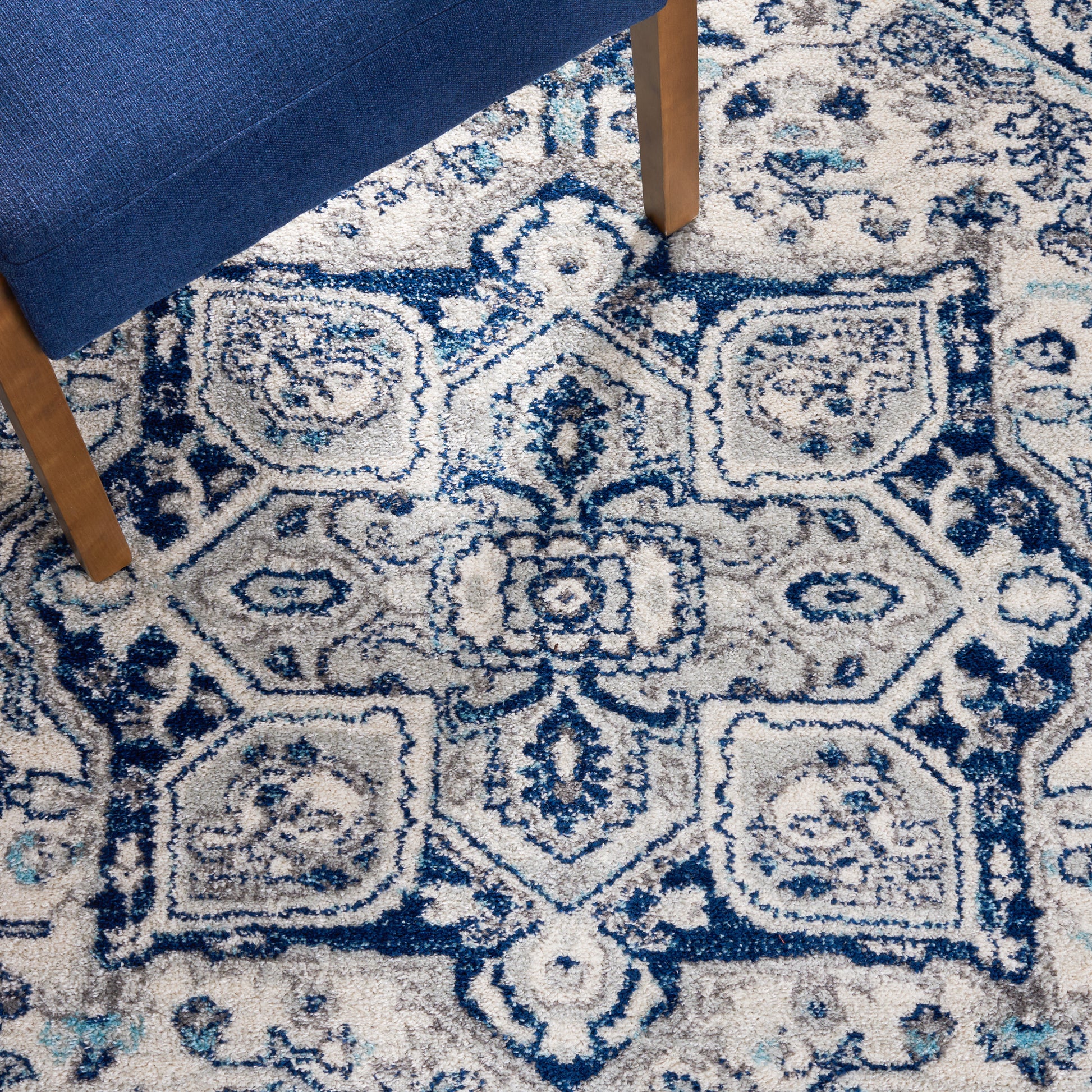 Safavieh Tulum Tul286B Ivory/Blue Area Rug