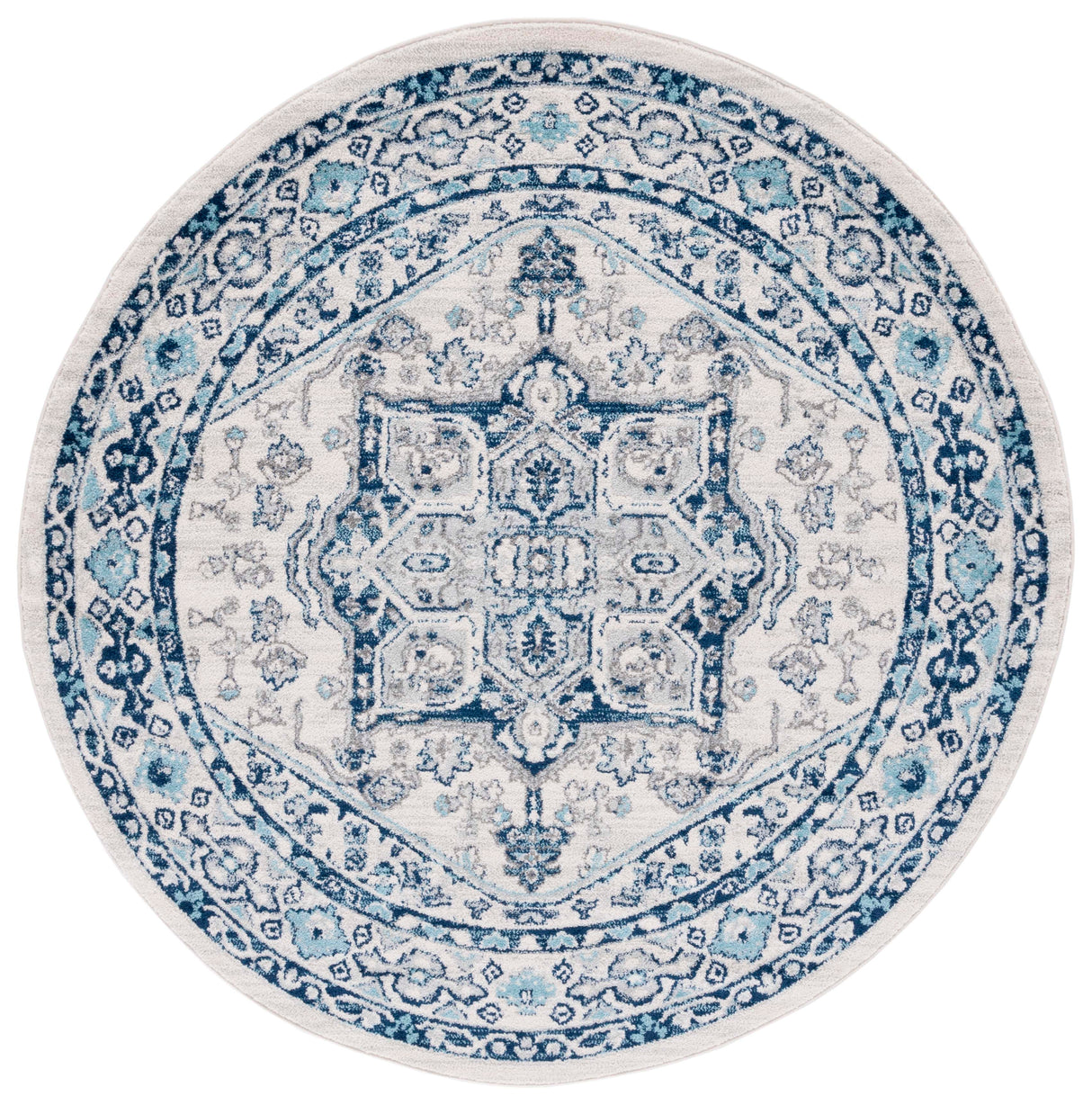Safavieh Tulum Tul286B Ivory/Blue Rug.