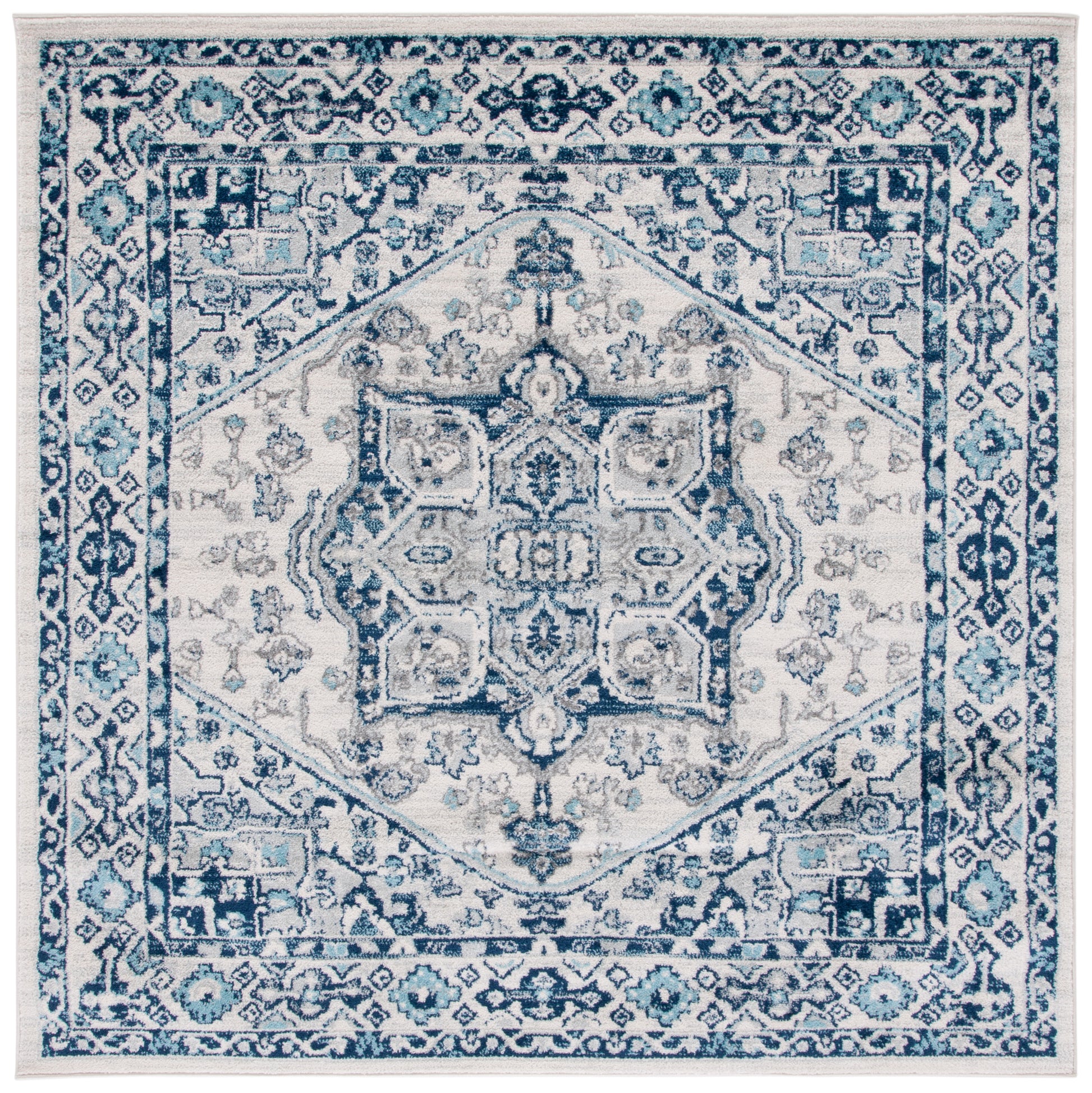 Safavieh Tulum Tul286B Ivory/Blue Area Rug