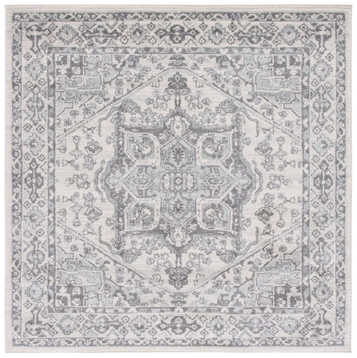Safavieh Tulum Tul286C Ivory/Grey Rug.