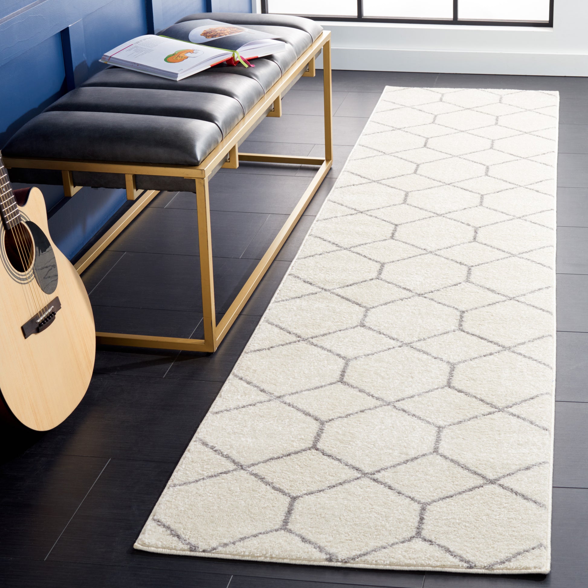 Safavieh Tulum Tul608B Ivory/Grey Area Rug