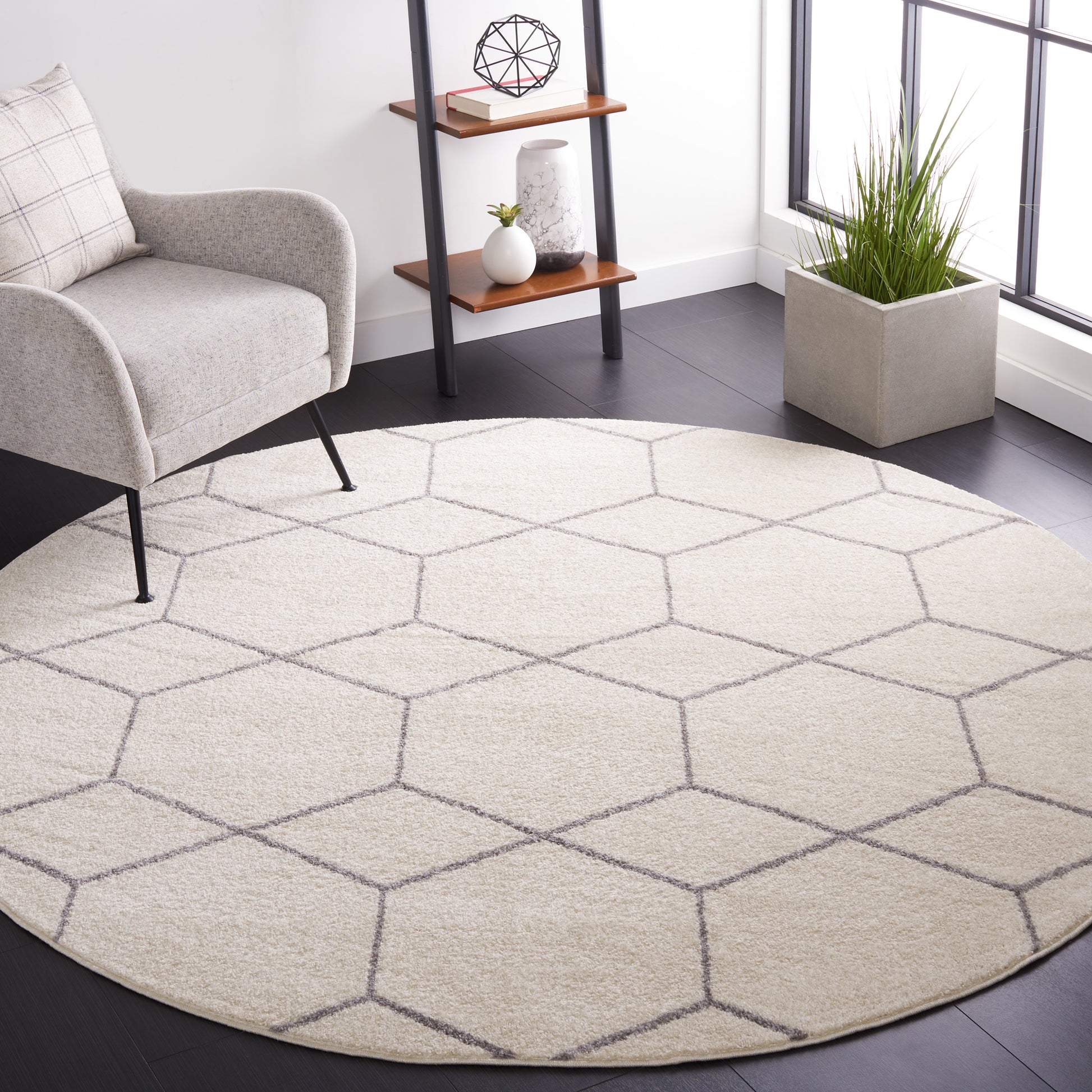 Safavieh Tulum Tul608B Ivory/Grey Area Rug